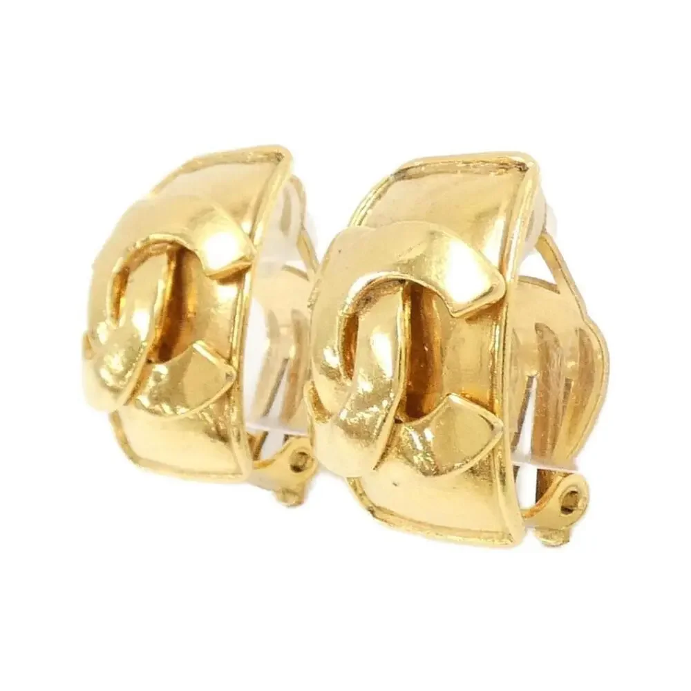 CHANEL Authentic Gold Earrings - Picture 2 of 3